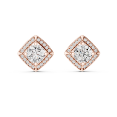 Aurevia Radiant Aura Diamond Studs