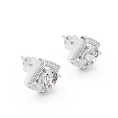 Aurevia Radiant Aura Diamond Studs