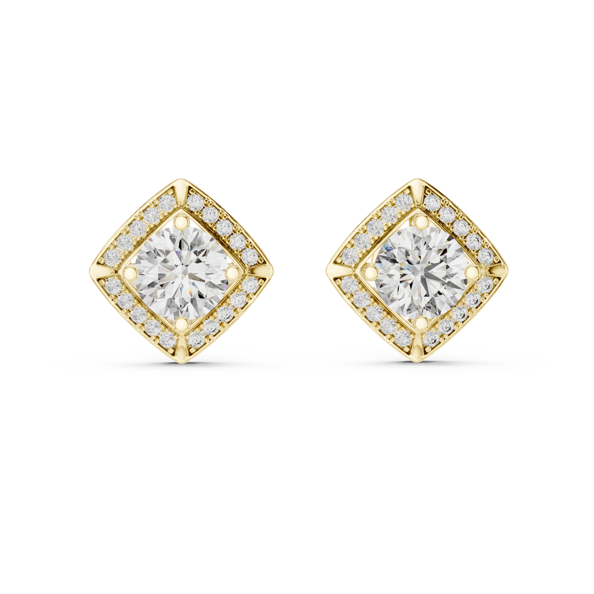Aurevia Radiant Aura Diamond Studs