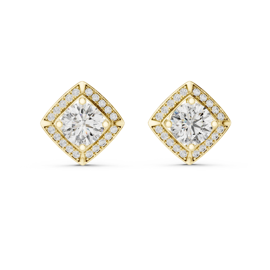 Radiant Aura Diamond Studs