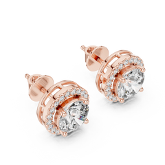Aurevia Radiant Halo Studs