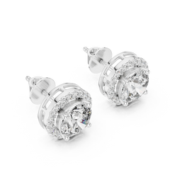 Aurevia Radiant Halo Studs