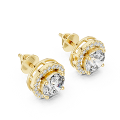 Aurevia Radiant Halo Studs