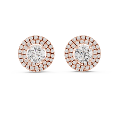 Aurevia Radiant Sunburst Diamond Studs