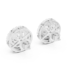 Aurevia Radiant Sunburst Diamond Studs