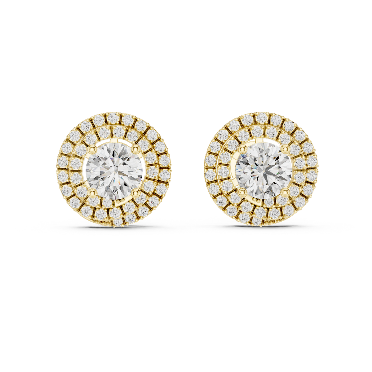 Aurevia Radiant Sunburst Diamond Studs