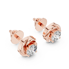 Aurevia TwirlGlow Diamond Studs