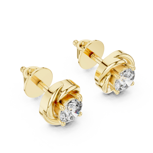 TwirlGlow Diamond Studs