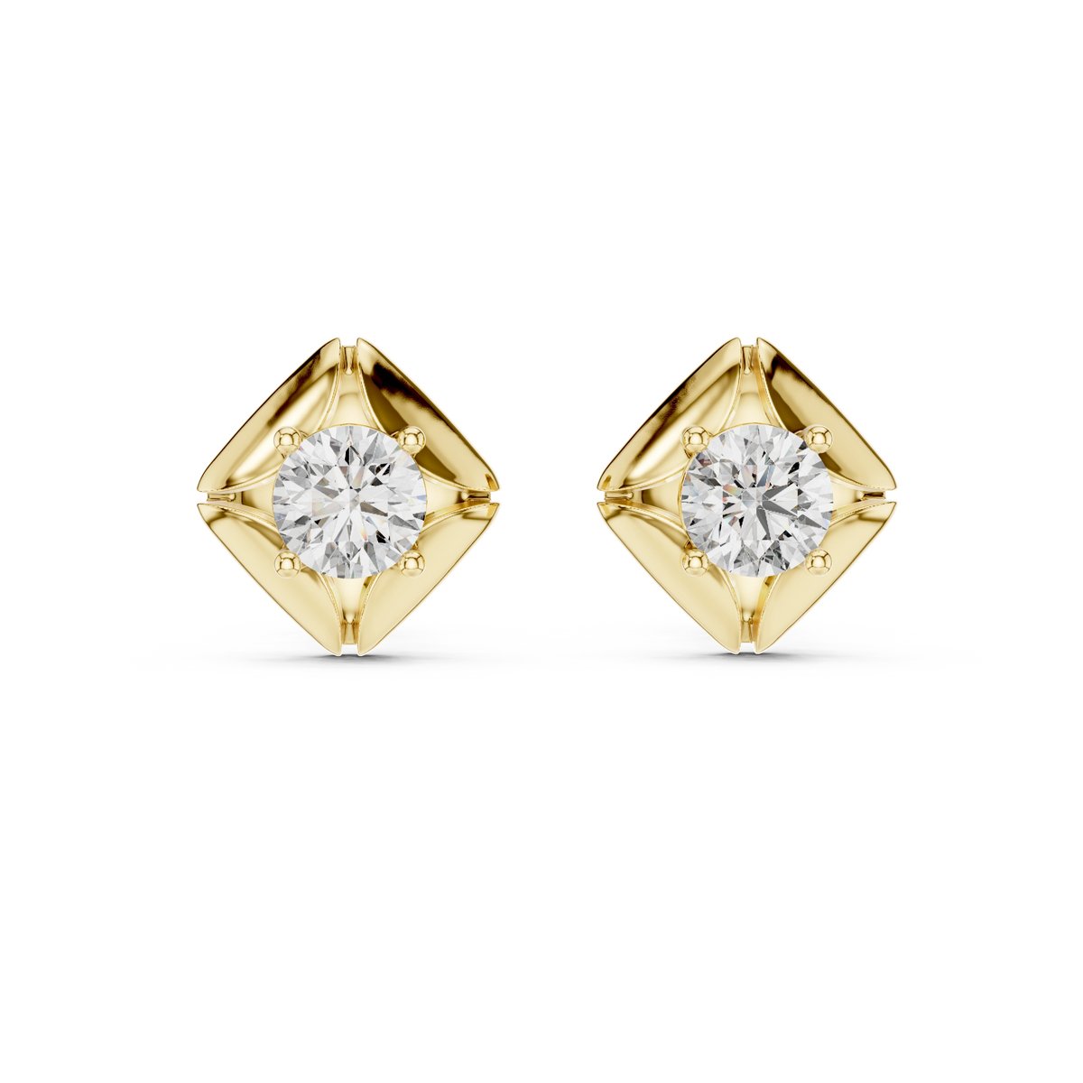 Aurevia Radiant QuadBloom Studs