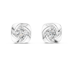 Aurevia RosetteGlow Diamond Studs