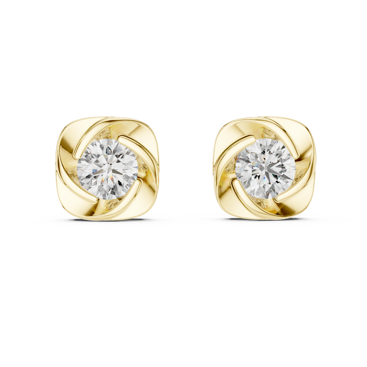Aurevia RosetteGlow Diamond Studs
