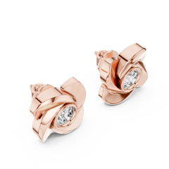 Aurevia PetalGlow Diamond Studs