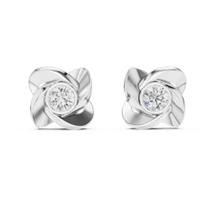 Aurevia PetalGlow Diamond Studs