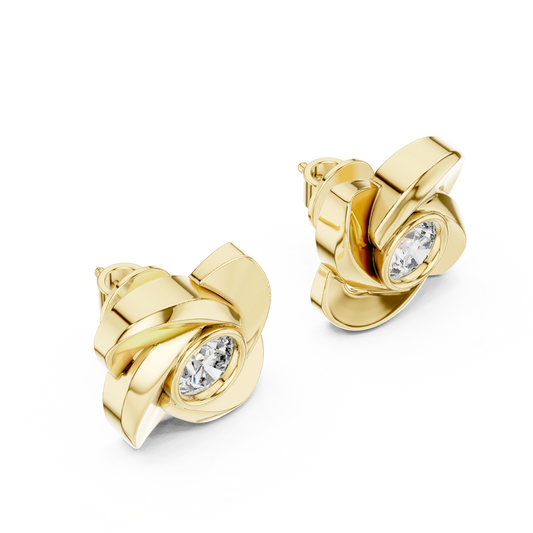PetalGlow Diamond Studs