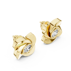 Aurevia PetalGlow Diamond Studs