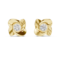 Aurevia PetalGlow Diamond Studs