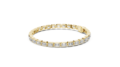 Aurevia Emerald-Cut Radiance Bracelet