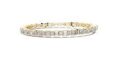 Aurevia Emerald-Cut Radiance Bracelet