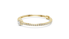 Aurevia Oval Halo Solitaire Bracelet