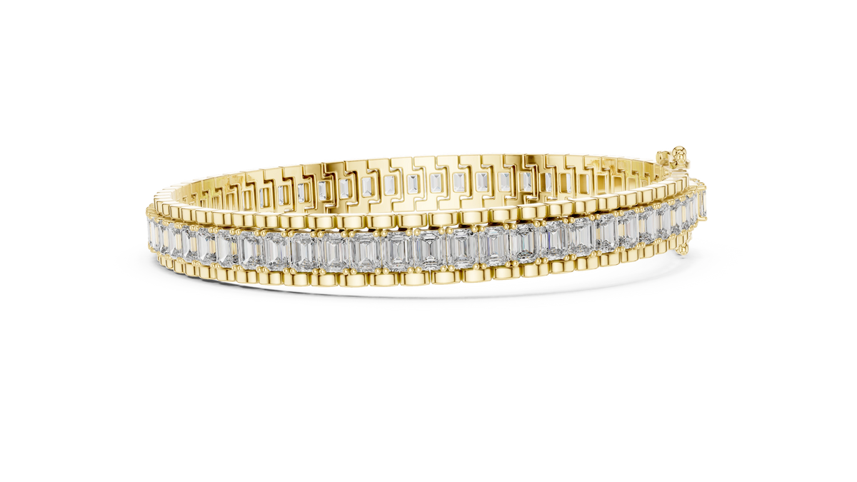 Aurevia Emerald Industrial Bracelet