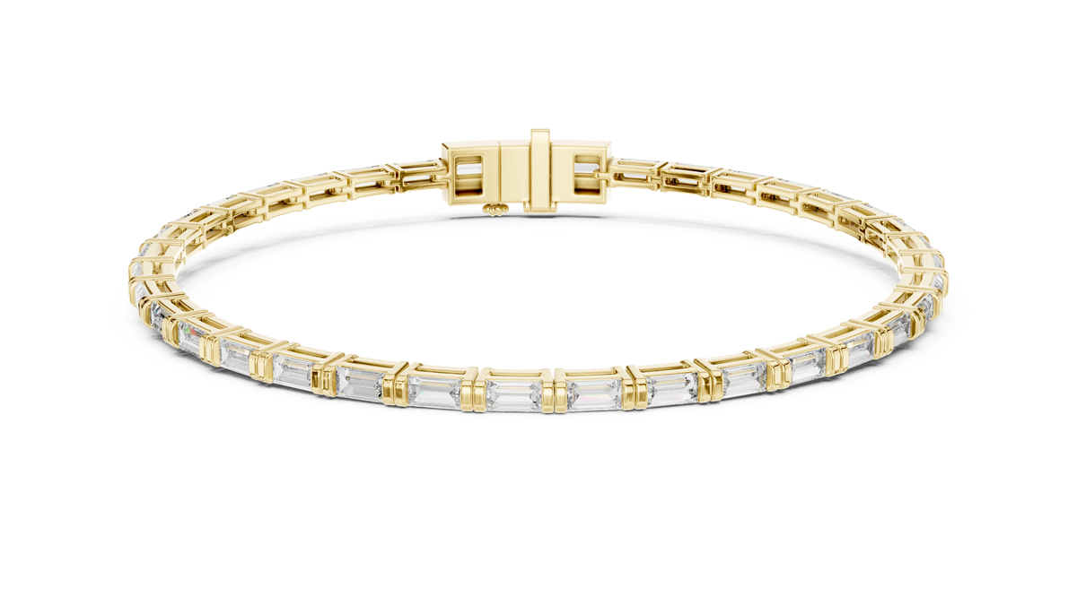 Aurevia Emerald Baguette Bracelet