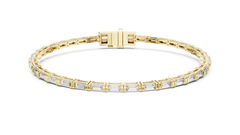 Aurevia Emerald Baguette Bracelet