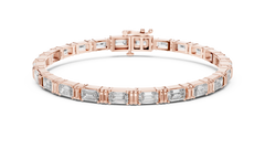 Aurevia Emerald Bar Bracelet
