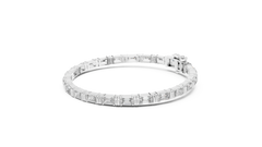 Aurevia Emerald Bar Bracelet