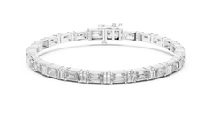 Aurevia Emerald Bar Bracelet