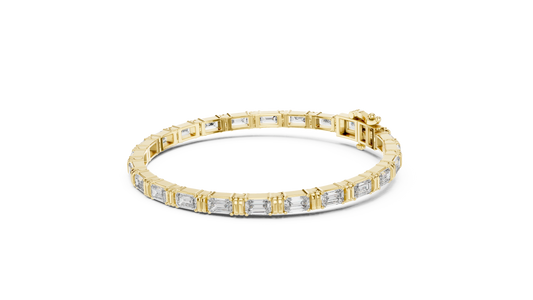 Aurevia Emerald Bar Bracelet