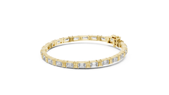 Aurevia Emerald Bar Bracelet