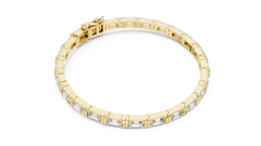 Aurevia Emerald Bar Bracelet