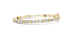 Aurevia Emerald Bar Bracelet