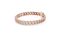 Aurevia Pavé Cuban-Link Bracelet