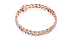 Aurevia Pavé Cuban-Link Bracelet