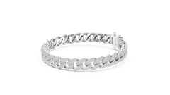 Aurevia Pavé Cuban-Link Bracelet