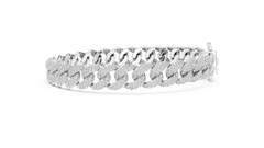 Aurevia Pavé Cuban-Link Bracelet