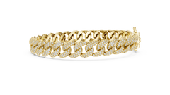 Aurevia Pavé Cuban-Link Bracelet