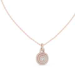 Aurevia Double Halo Radiance Pendant