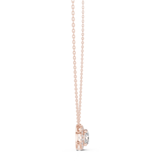Aurevia Luminous Halo Solitaire Pendant