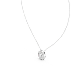 Aurevia Luminous Halo Solitaire Pendant