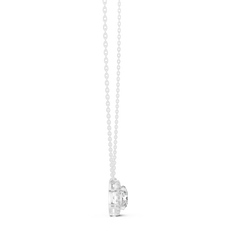 Aurevia Luminous Halo Solitaire Pendant