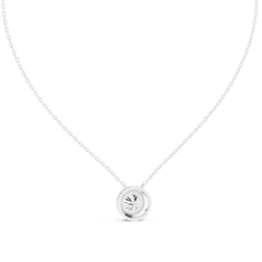 Aurevia Luminous Halo Solitaire Pendant