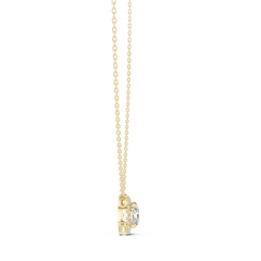 Aurevia Luminous Halo Solitaire Pendant