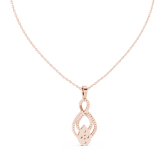 Aurevia Infinite Pear Pendant