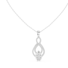 Aurevia Infinite Pear Pendant