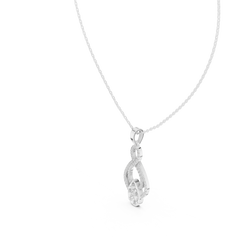 Aurevia Infinite Pear Pendant