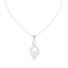 Aurevia Infinite Pear Pendant