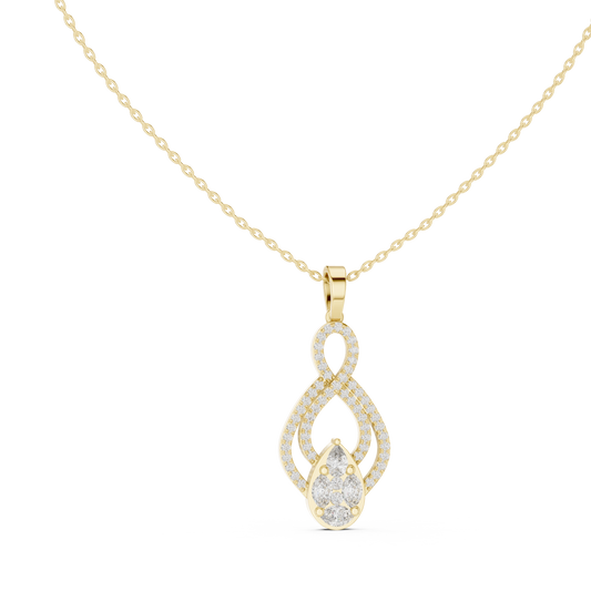 Infinite Pear Pendant