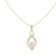 Aurevia Infinite Pear Pendant